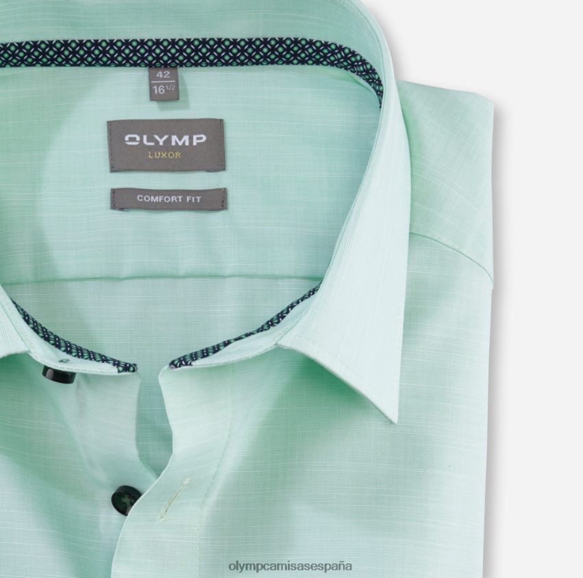 ropa OLYMP Luxor Comfort Fit, camisa business, New Kent, verde claro 8N2F1628