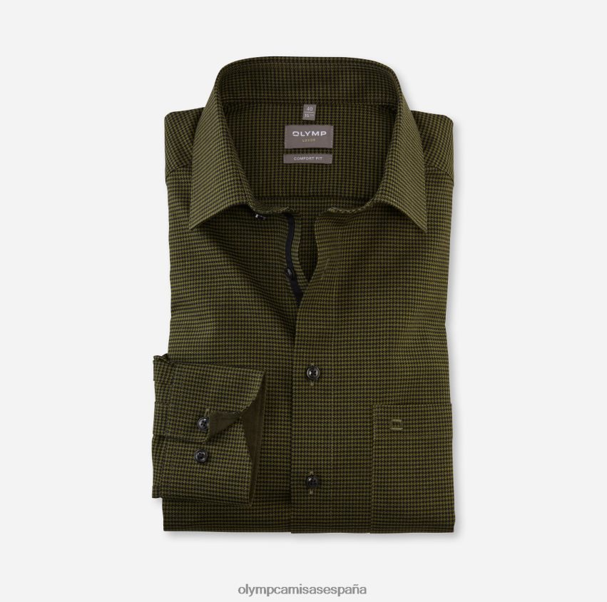 ropa OLYMP Luxor Comfort Fit, camisa business, New Kent, verde lima 8N2F1671