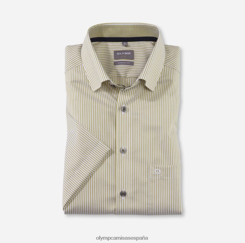 ropa OLYMP Luxor Comfort Fit, camisa business con botones, color lima 8N2F1599