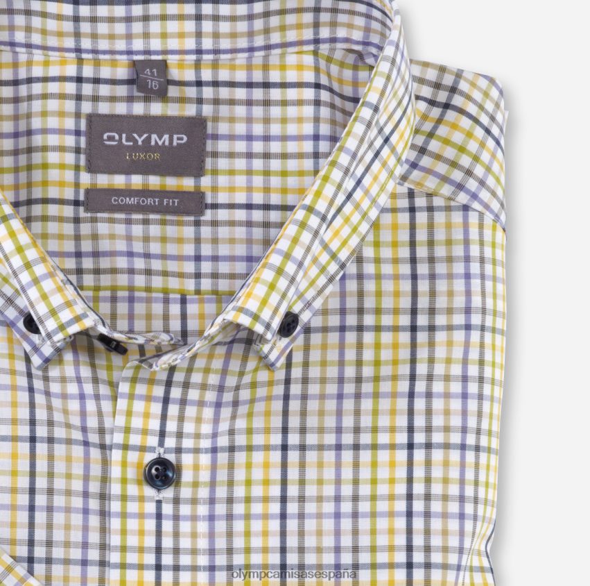 ropa OLYMP Luxor Comfort Fit, camisa business, con botones, lima 8N2F1584