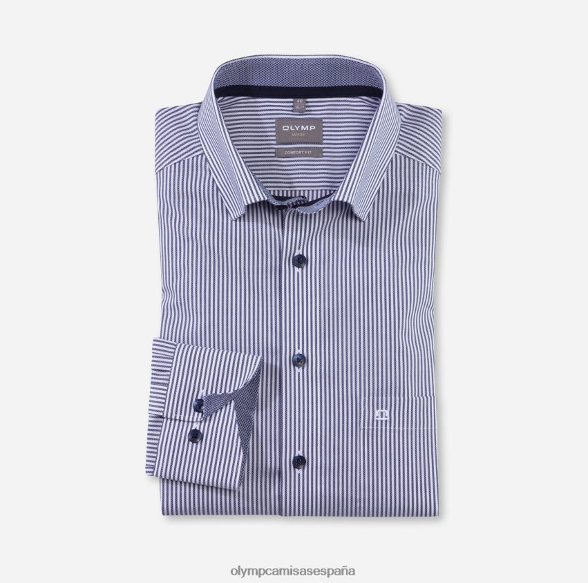 ropa OLYMP Luxor Comfort Fit, camisa business, con botones, marino 8N2F1516