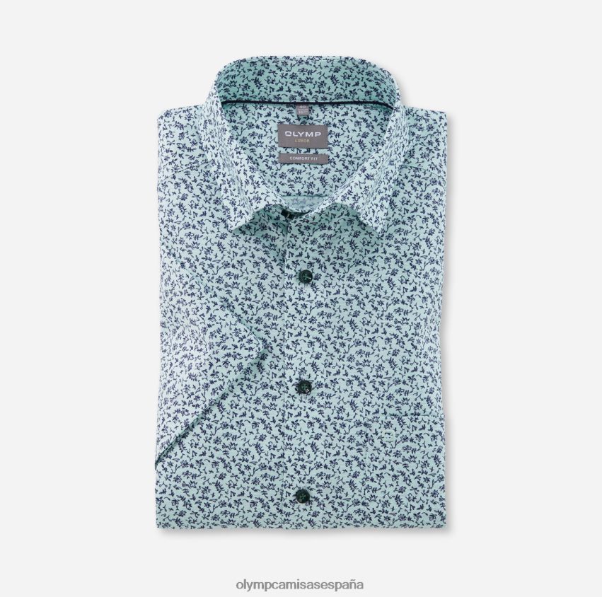 ropa OLYMP Luxor Comfort Fit, camisa business con botones, verde claro 8N2F1537