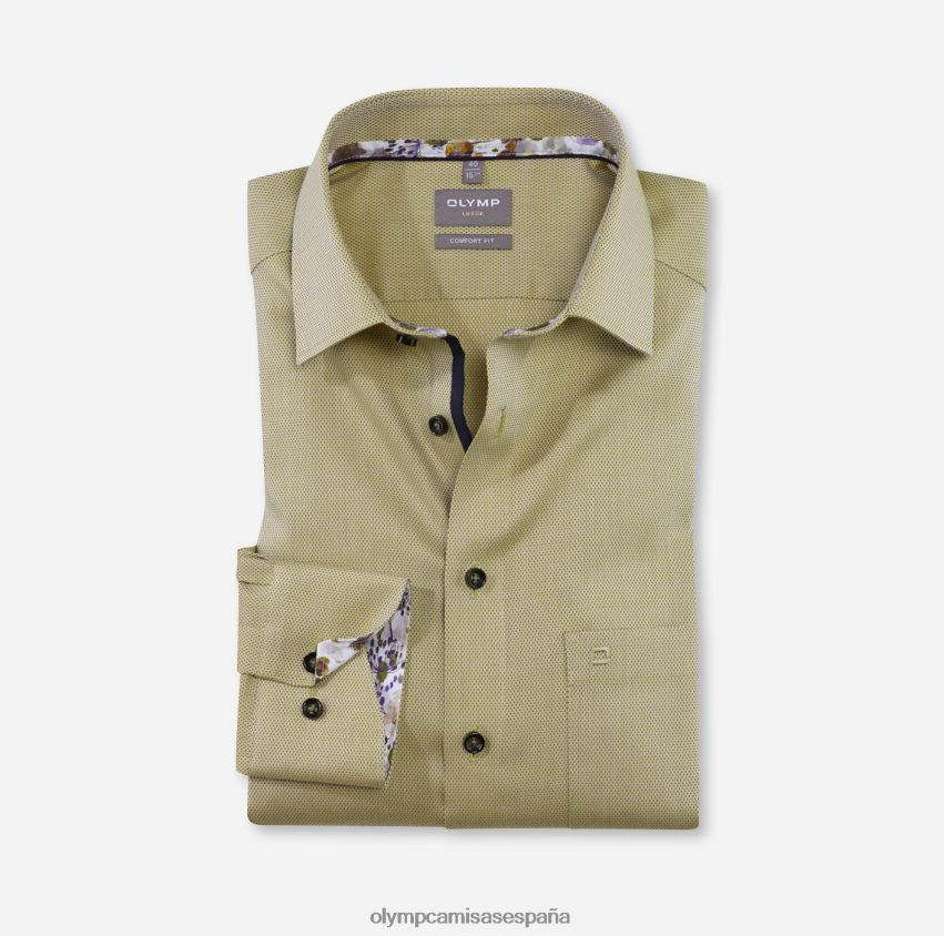 ropa OLYMP Luxor Comfort Fit, camisa business, manga larga extralarga, New Kent, lima 8N2F1697