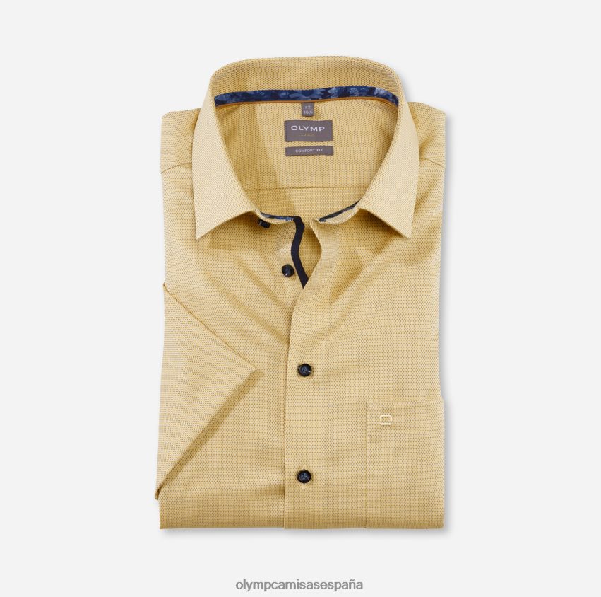 ropa OLYMP Luxor Comfort Fit, camisa de negocios, New Kent, amarillo 8N2F1566