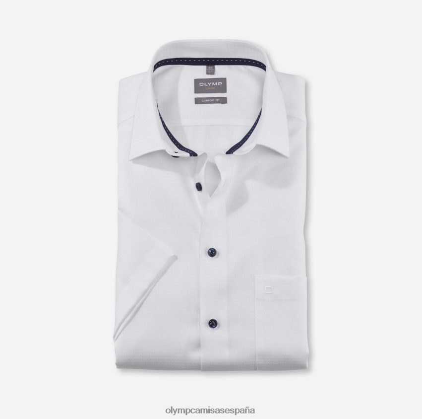 ropa OLYMP Luxor Comfort Fit, camisa de negocios, New Kent, blanco 8N2F1474