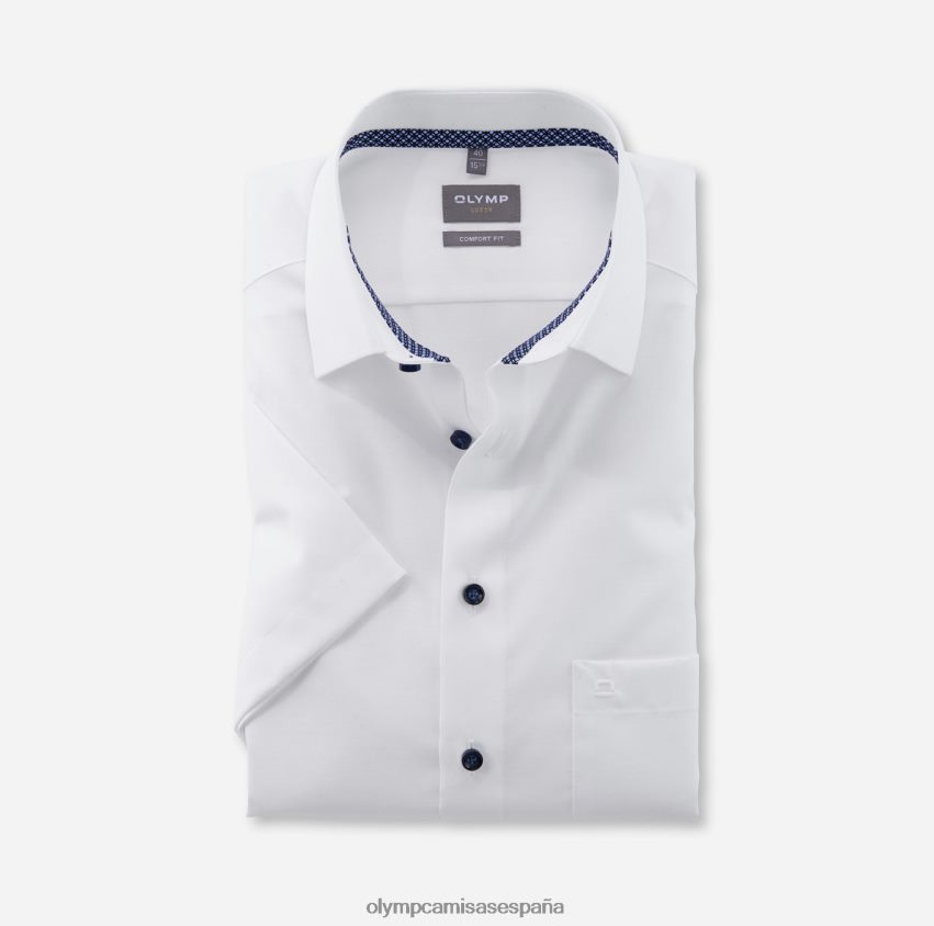 ropa OLYMP Luxor Comfort Fit, camisa de negocios, New Kent, blanco 8N2F1635