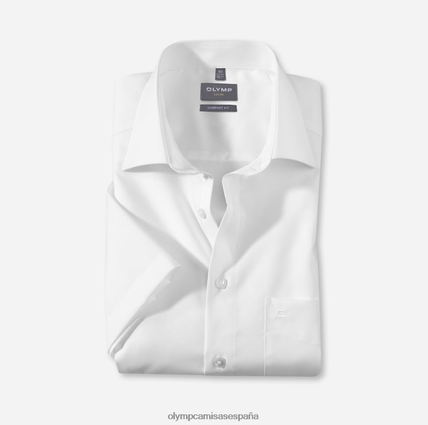 ropa OLYMP Luxor Comfort Fit, camisa de negocios, New Kent, blanco 8N2F1691