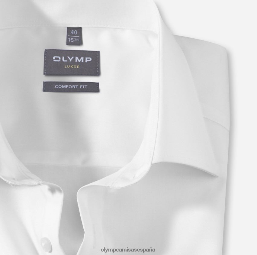 ropa OLYMP Luxor Comfort Fit, camisa de negocios, New Kent, blanco 8N2F1691