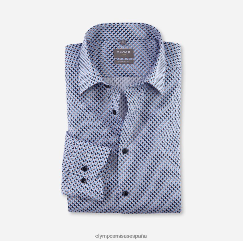 ropa OLYMP Luxor Comfort Fit, camisa de negocios, New Kent, naranja 8N2F1541