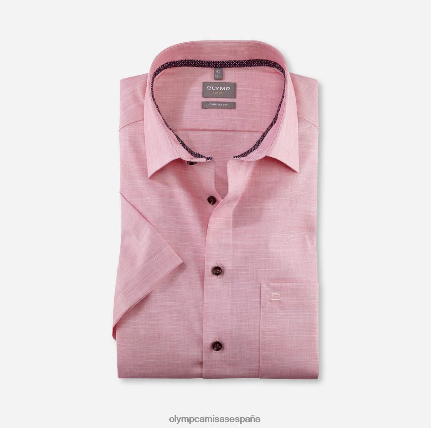 ropa OLYMP Luxor Comfort Fit, camisa de negocios, New Kent, rojo 8N2F1659