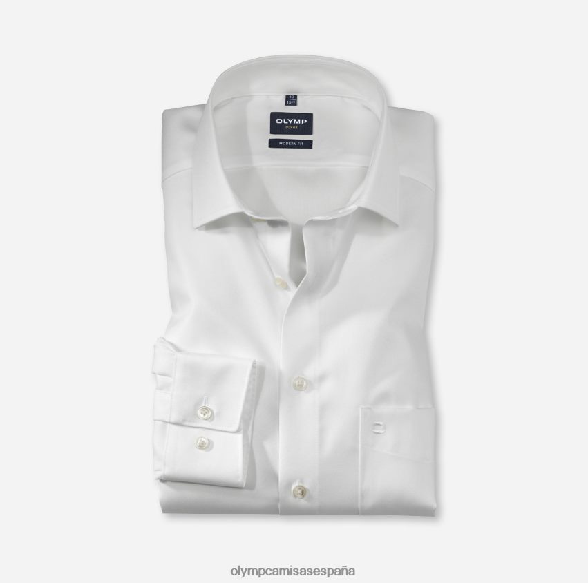ropa OLYMP Luxor Modern Fit, camisa business, Global Kent, beige claro 8N2F1048
