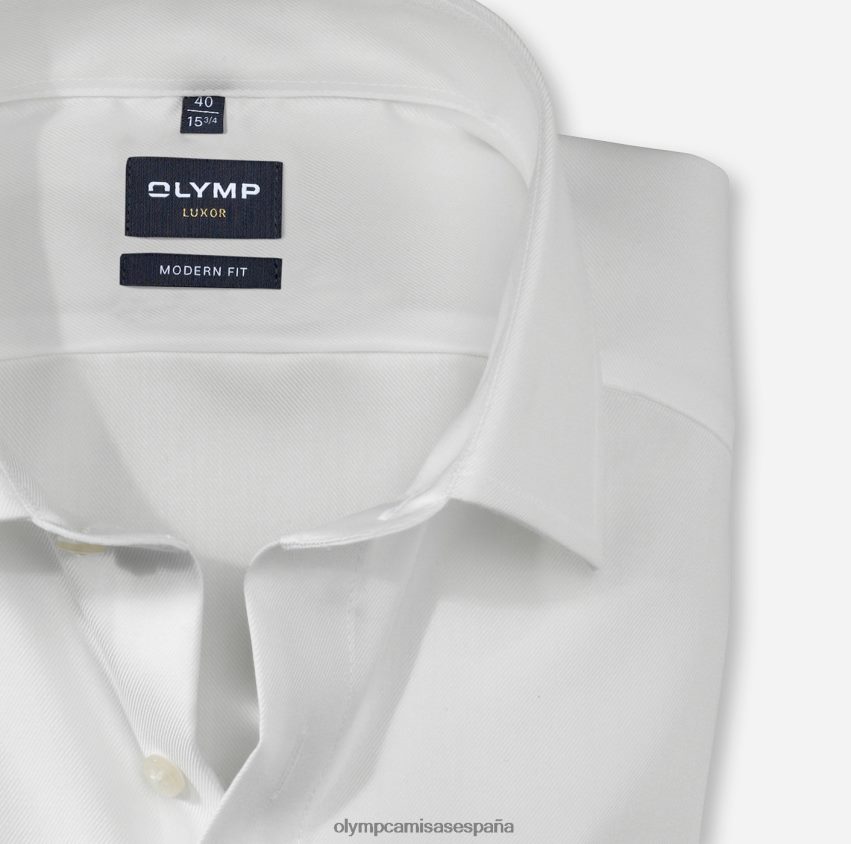 ropa OLYMP Luxor Modern Fit, camisa business, Global Kent, beige claro 8N2F1048