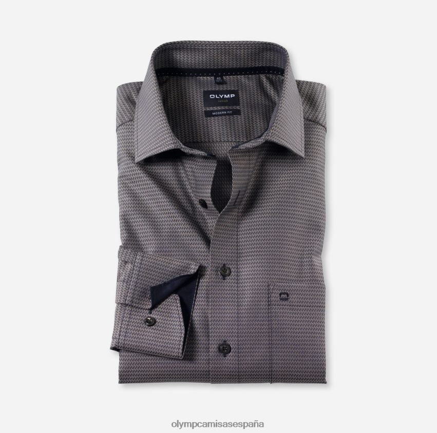 ropa OLYMP Luxor Modern Fit, camisa business, Global Kent, natural 8N2F1180