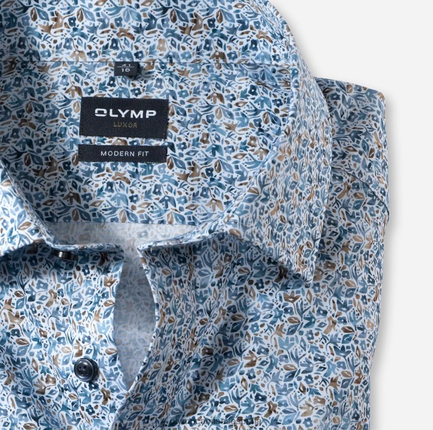 ropa OLYMP Luxor Modern Fit, camisa business, Global Kent, natural 8N2F1289