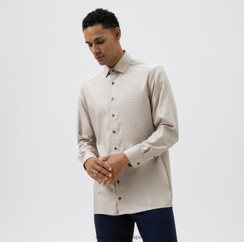 ropa OLYMP Luxor Modern Fit, camisa business, Global Kent, natural 8N2F1337