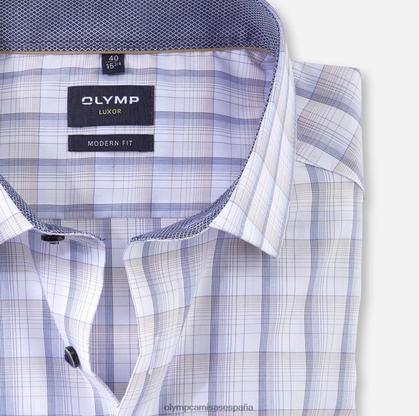 ropa OLYMP Luxor Modern Fit, camisa business, Global Kent, natural 8N2F922