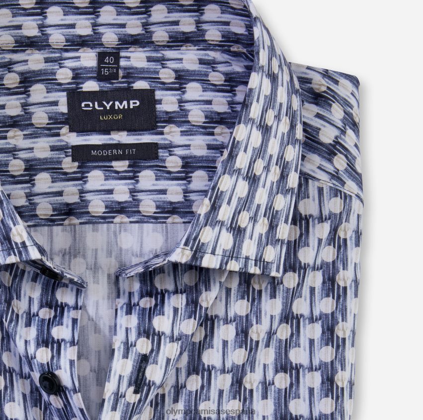 ropa OLYMP Luxor Modern Fit, camisa business, Global Kent, natural 8N2F960