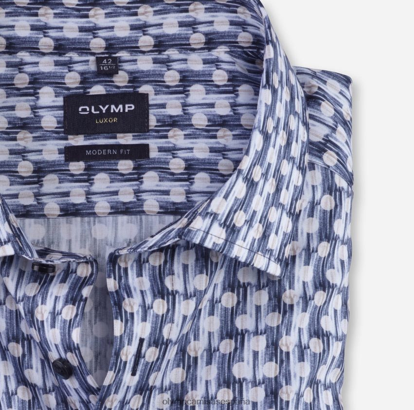 ropa OLYMP Luxor Modern Fit, camisa business, Global Kent, natural 8N2F962