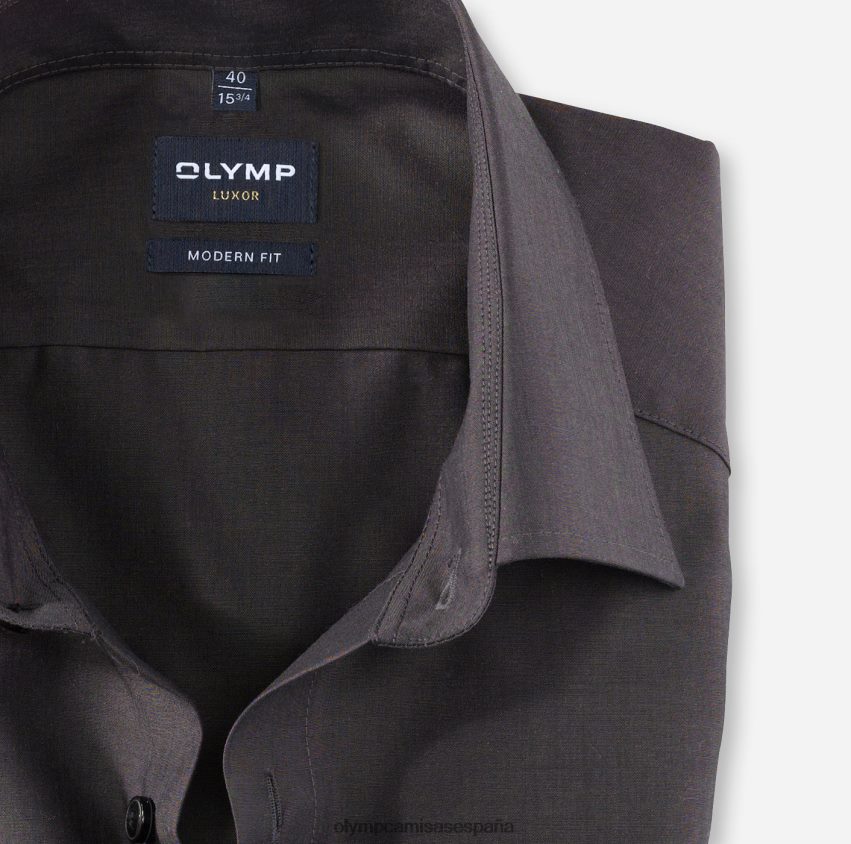 ropa OLYMP Luxor Modern Fit, camisa business, New Kent, antracita 8N2F1397