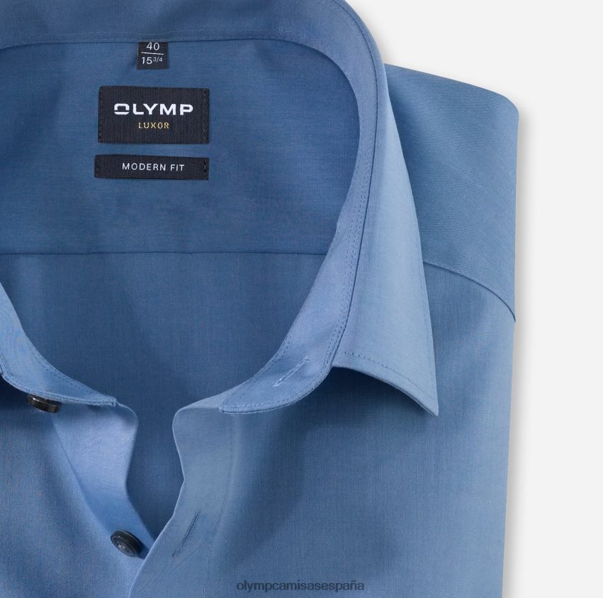 ropa OLYMP Luxor Modern Fit, camisa business, New Kent, azul 8N2F1383