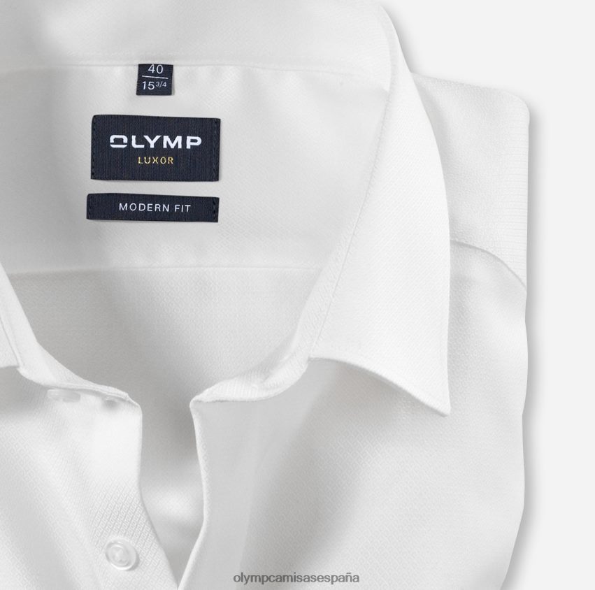 ropa OLYMP Luxor Modern Fit, camisa business, New Kent, beige claro 8N2F1009