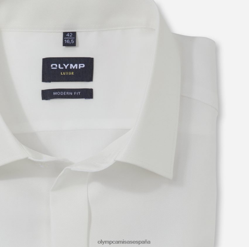 ropa OLYMP Luxor Modern Fit, camisa business, New Kent, beige claro 8N2F1350