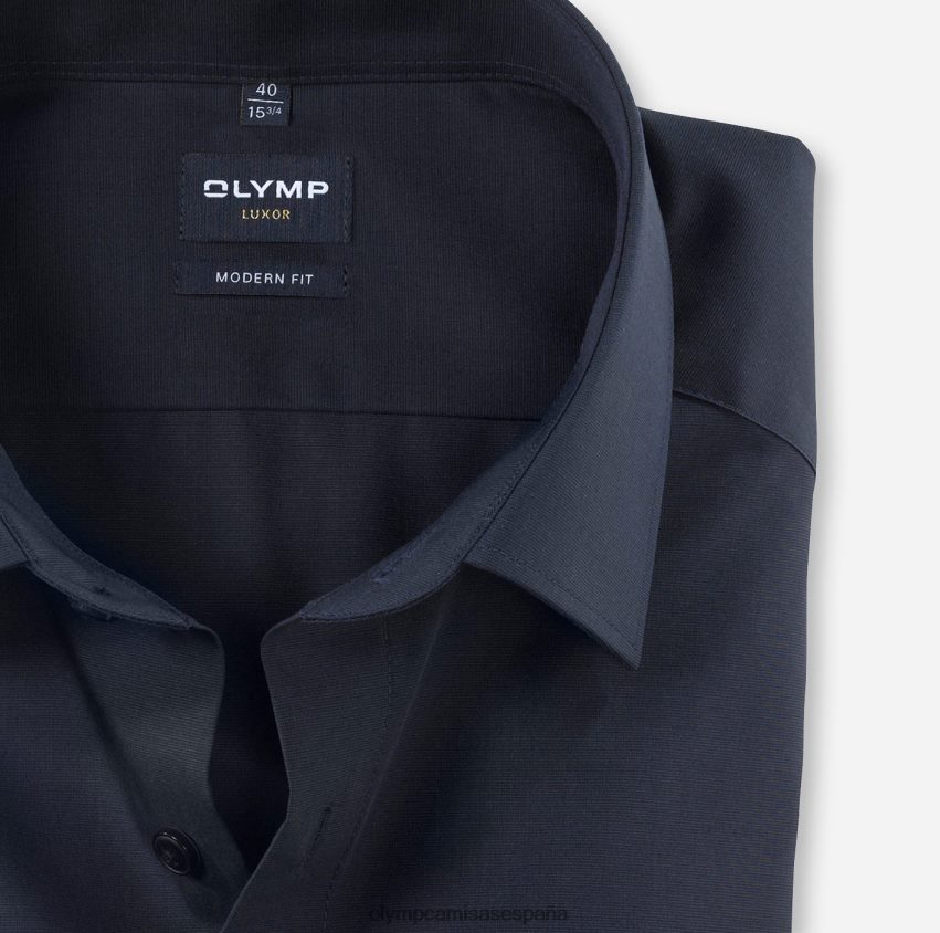 ropa OLYMP Luxor Modern Fit, camisa business, New Kent, índigo 8N2F1394