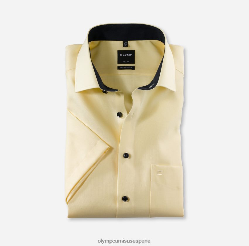 ropa OLYMP Luxor Modern Fit, camisa de negocios, Global Kent, amarillo 8N2F1315
