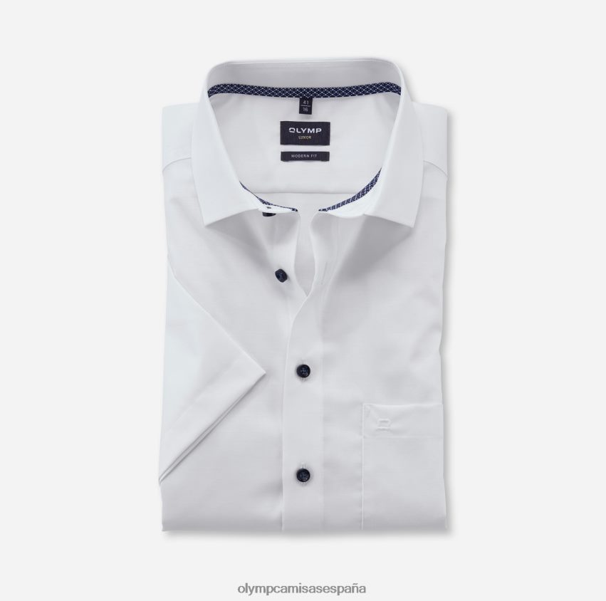 ropa OLYMP Luxor Modern Fit, camisa de negocios, Global Kent, blanco 8N2F1272