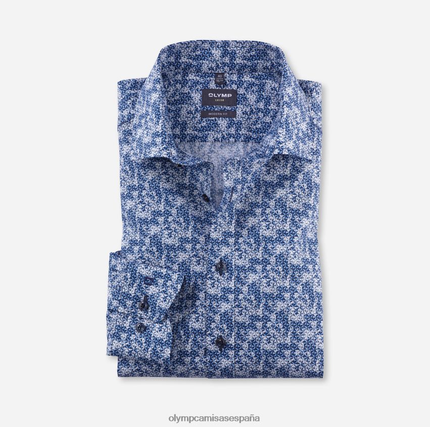 ropa OLYMP ajuste moderno luxor, camisa de negocios, global kent, royal 8N2F1000