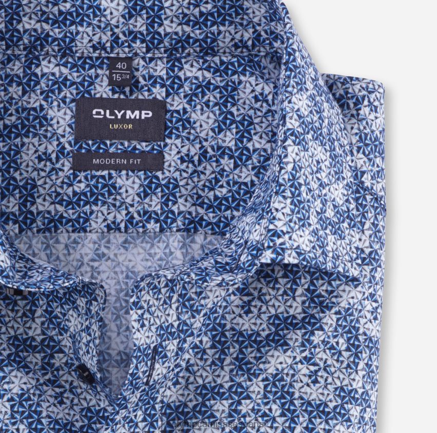 ropa OLYMP ajuste moderno luxor, camisa de negocios, global kent, royal 8N2F1000