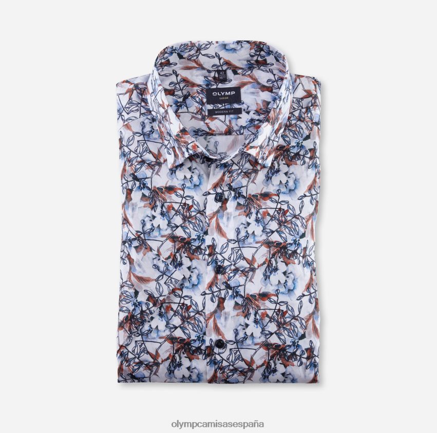 ropa OLYMP camisa business luxor modern fit, con botones, mandarina 8N2F1123