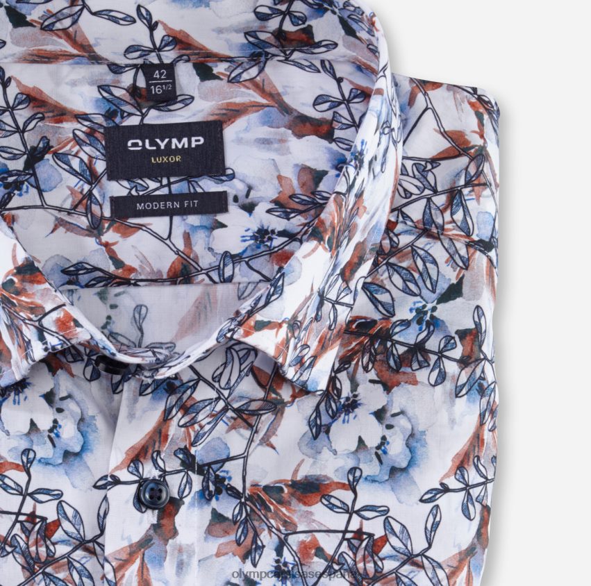 ropa OLYMP camisa business luxor modern fit, con botones, mandarina 8N2F1123