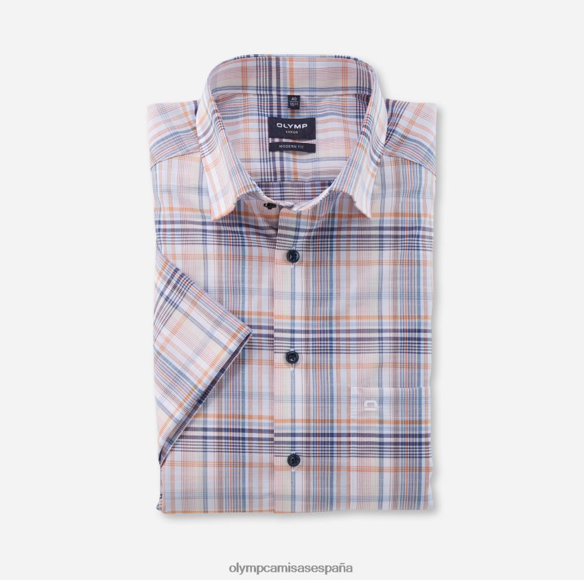 ropa OLYMP camisa business luxor modern fit, con botones, mandarina 8N2F1170