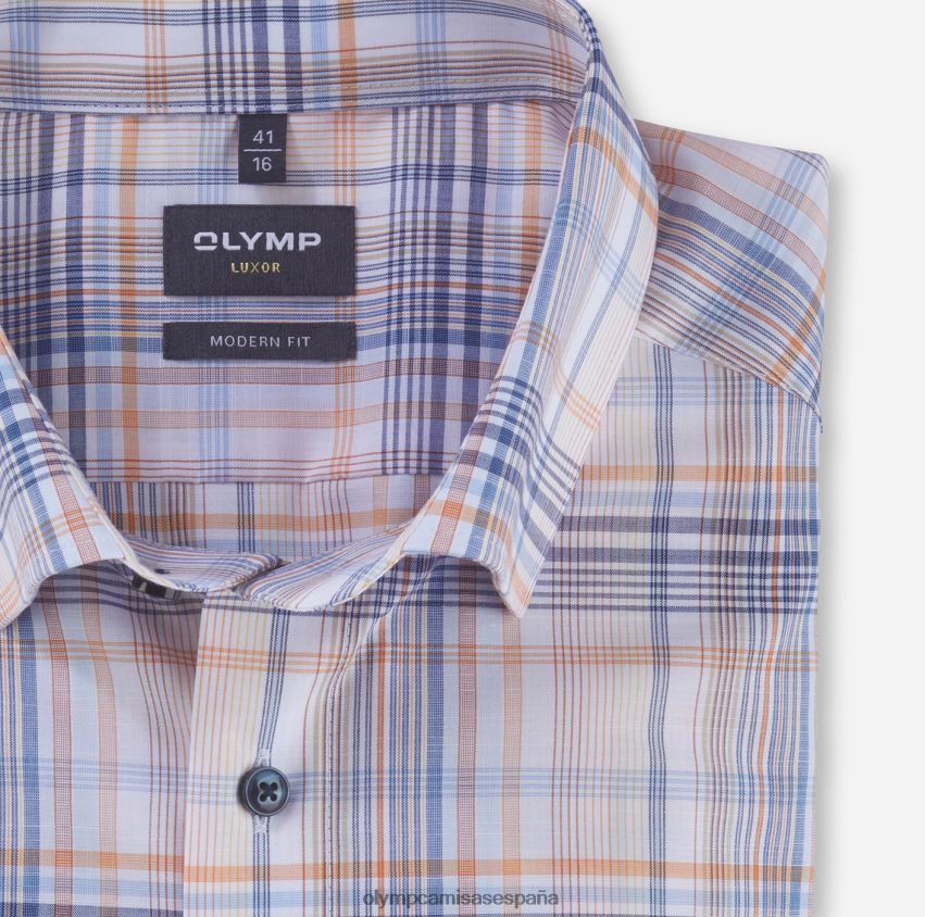 ropa OLYMP camisa business luxor modern fit, con botones, mandarina 8N2F949