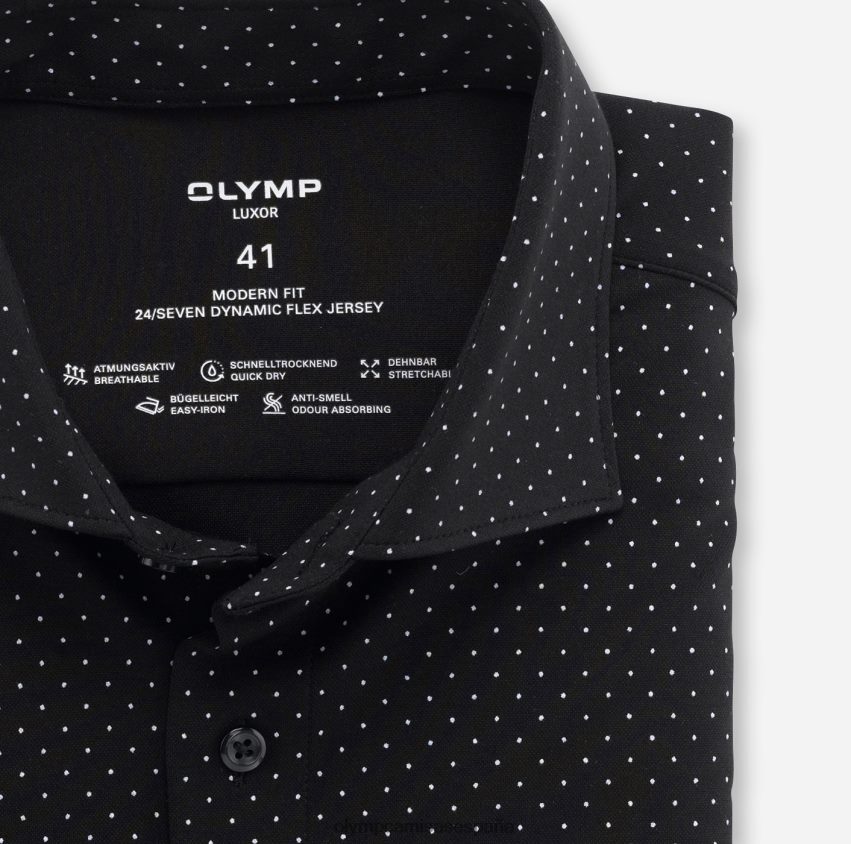 ropa OLYMP luxor 24/7 modern fit, camisa business, kent, grafito 8N2F1360