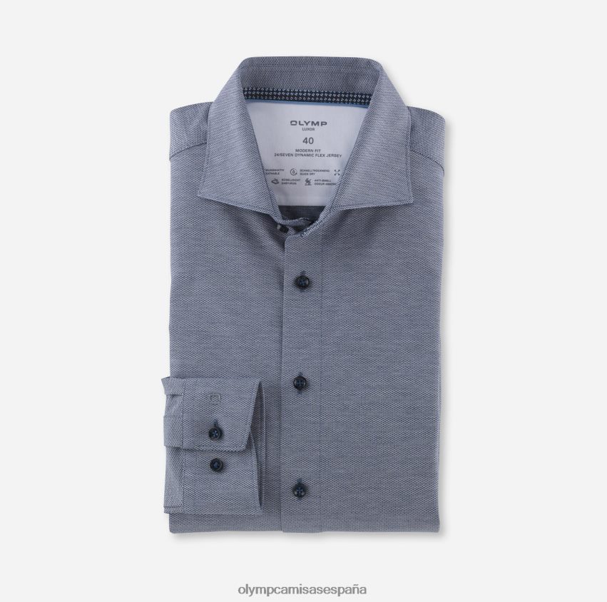 ropa OLYMP luxor 24/7 modern fit, camisa business, kent, marino 8N2F1085