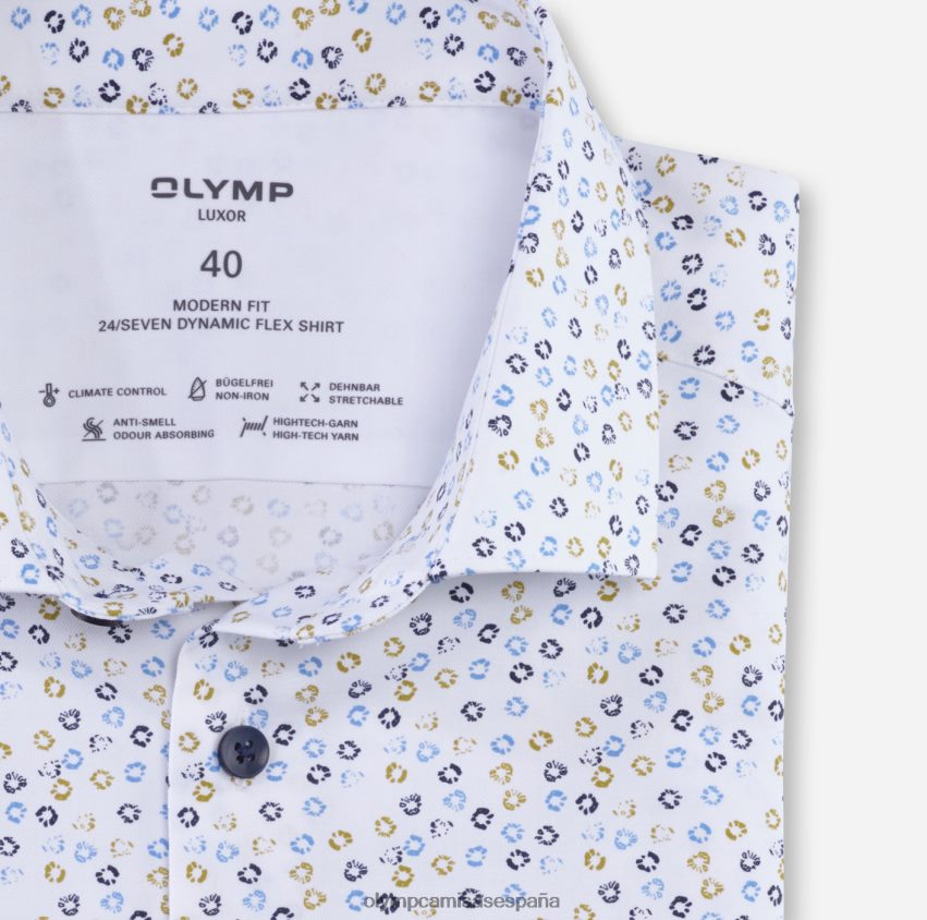 ropa OLYMP luxor 24/7 modern fit, camisa business, kent moderno, lima 8N2F1119