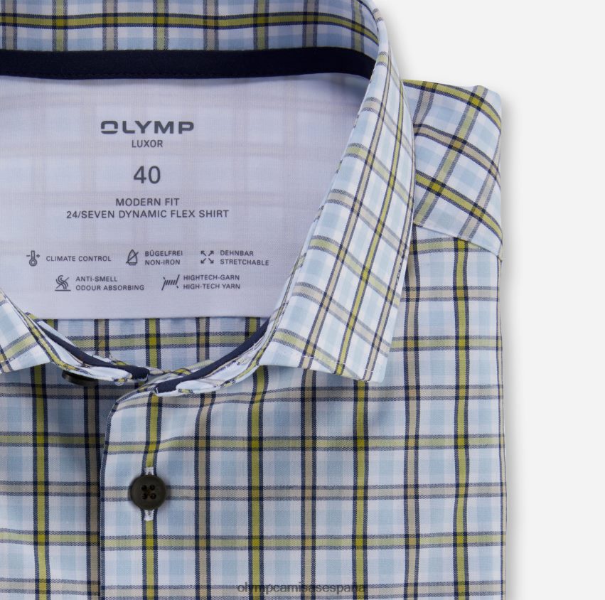 ropa OLYMP luxor 24/7 modern fit, camisa business, kent moderno, lima 8N2F995