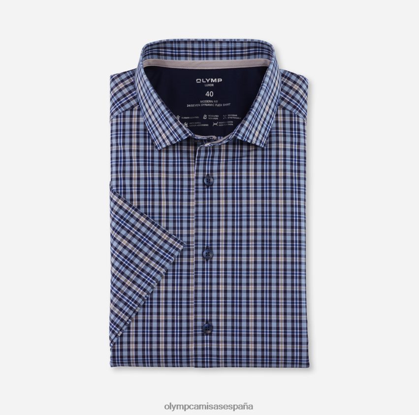 ropa OLYMP luxor 24/7 modern fit, camisa business, kent moderno, natural 8N2F1102