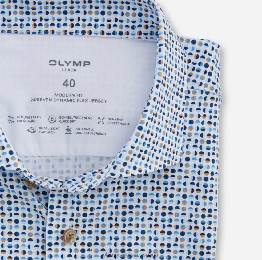 ropa OLYMP luxor 24/7 modern fit, camisa business, kent, natural 8N2F1126