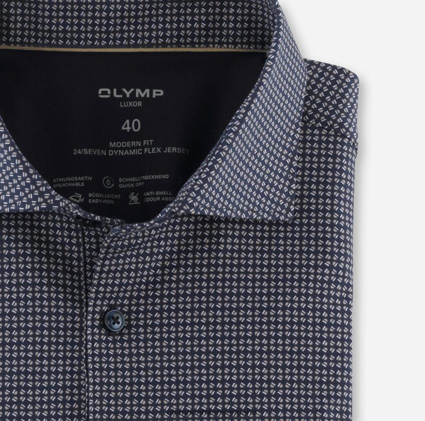 ropa OLYMP luxor 24/7 modern fit, camisa business, kent, natural 8N2F1177