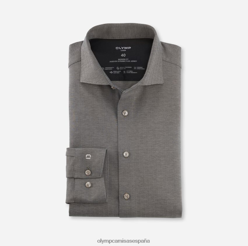 ropa OLYMP luxor 24/7 modern fit, camisa business, kent, natural 8N2F1357