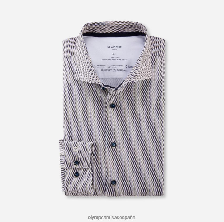 ropa OLYMP luxor 24/7 modern fit, camisa business, kent, natural 8N2F947