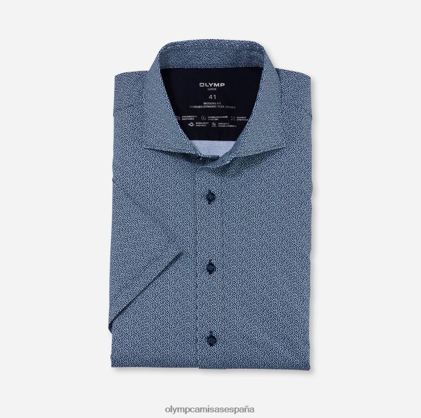 ropa OLYMP luxor 24/7 modern fit, camisa business, kent, verde claro 8N2F1178