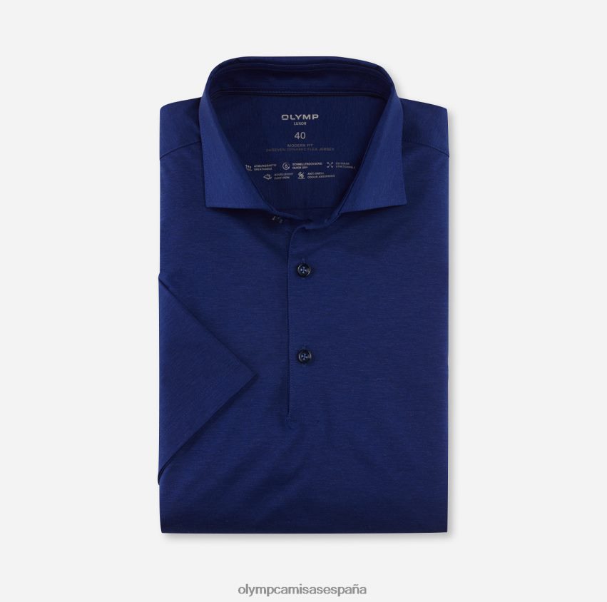 ropa OLYMP luxor 24/7 modern fit, camisa de negocios, kent, royal 8N2F961