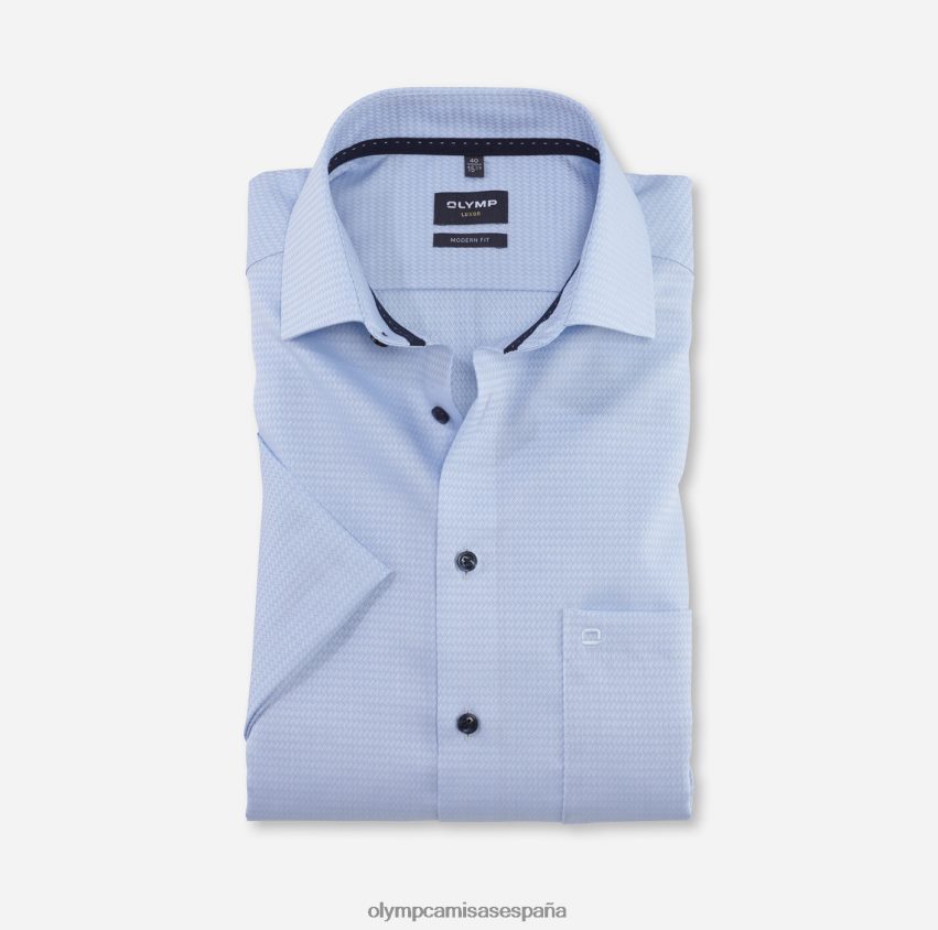 ropa OLYMP luxor modern fit, camisa business, global kent, azul 8N2F1058