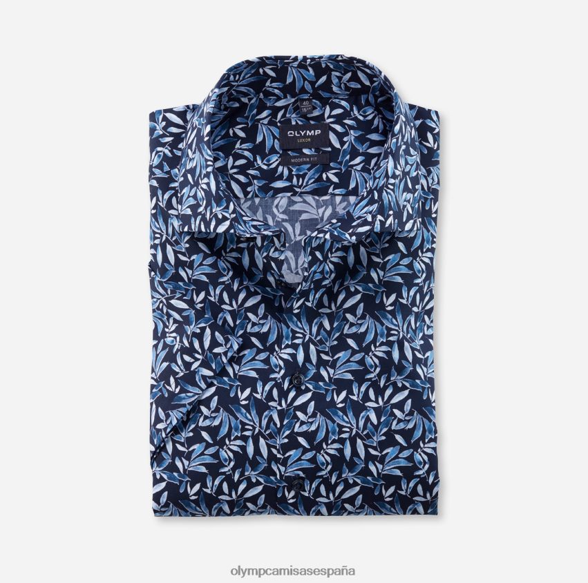 ropa OLYMP luxor modern fit, camisa business, global kent, azul 8N2F1121