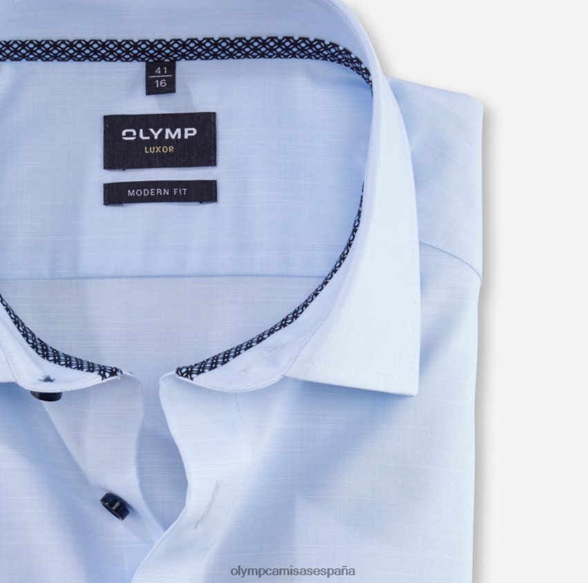 ropa OLYMP luxor modern fit, camisa business, global kent, azul 8N2F1207