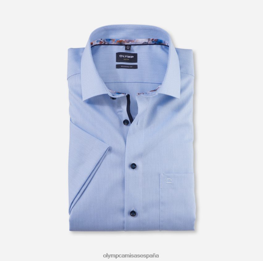 ropa OLYMP luxor modern fit, camisa business, global kent, azul 8N2F1227